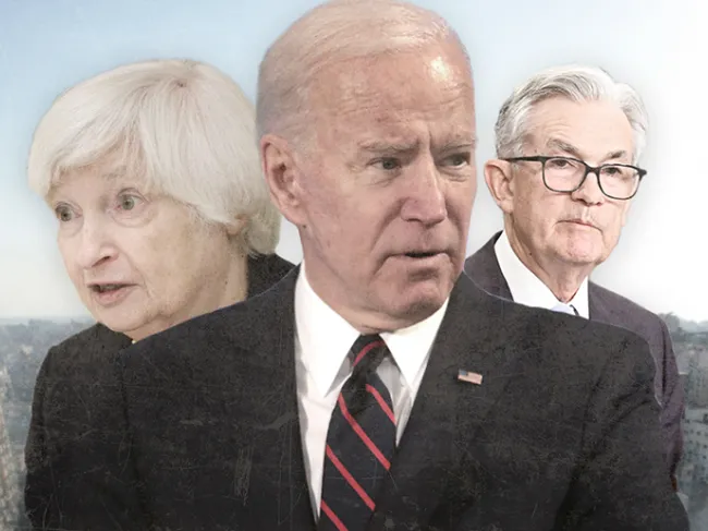 biden yellen powell